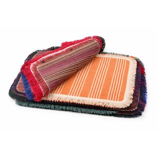 Kit 3 X Tapetes Crochê com Tear Algodão Cores Sortidas Premium