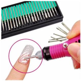 Kit 30 Brocas p/ Lixa Elétrica manicure e pedicure salão