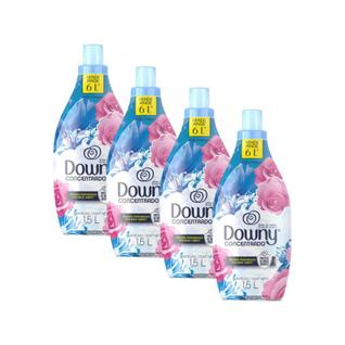 Kit 4 Amaciantes Concentrados Downy Brisa de Verão 1,5L