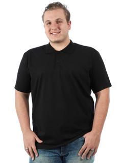 Kit 4 Camisas Polo Plus Size Masculina Lisa Básica Coloridas