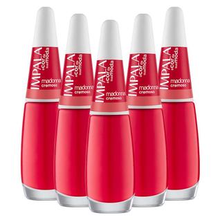 Kit 5 Esmaltes Coleção A Cor da Sua Moda Cor Madonna Impala