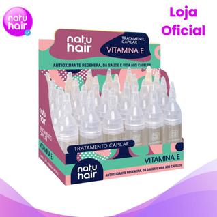 Kit 6 Ampolas de Tratamento Capilar Natuhair 10 ml Vitamina E