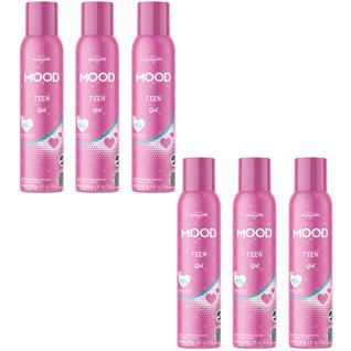 Kit 6 Desodorante Teen Girl Mood Care 150Ml - My Health
