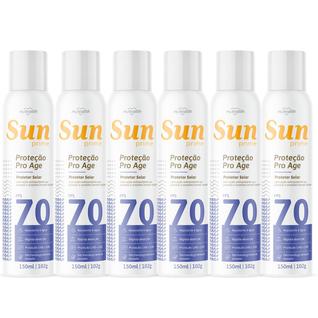 Kit 6 Protetor Solar Aerossol FPS70 150Ml - My Health