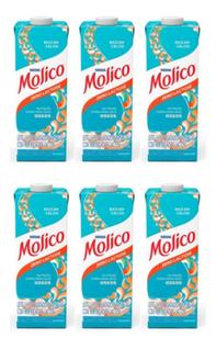 Kit 6 Unidades Leite Desnatado Molico Zero Lactose 1 Litro