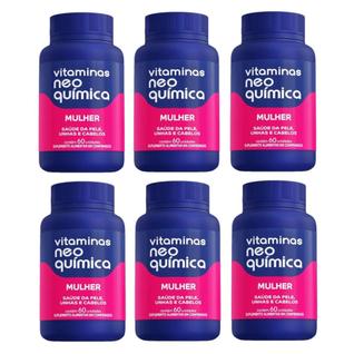 Kit 6 Vitaminas A-Z Mulher Com 60 Comprimidos - Neo Química