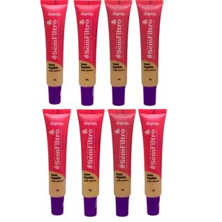 Kit 8 Base Líquida Sem Filtro 25G Cor 3 - Dapop