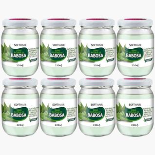 Kit 8 Sumo De Babosa Soft Hair Polpa Pura Natural Hidratação Intensa Capilar Vegano 220ml