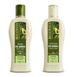 Kit Abacate Jojoba Pós-química Bio Extratus Oficial 250ml