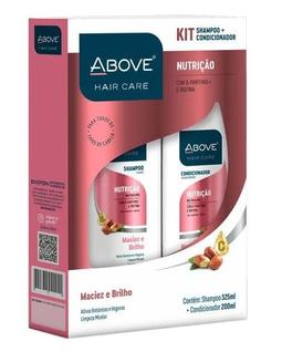 Kit Above HairCare Nutrição Maciez e Brilho Shampoo325ml+Condicionador 200ml