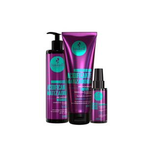 Kit Acidificante Matizador Haskell Shampoo 300ml + Máscara 240g + Balm 100ml  Neutraliza A
