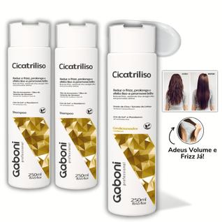 Kit Antifrizz/Efeito Liso - Leve 3 pague 2 Cicatriliso Gaboni