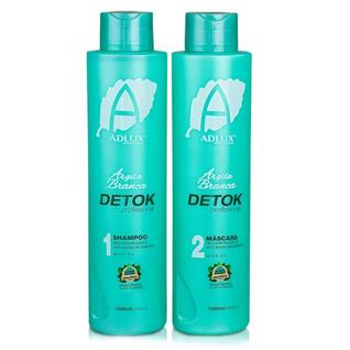 Kit Argila Branca Detok Redutor Volume Hidratação