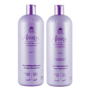Kit Avlon Affirm - Shampoo Normalizante 950ml + Reconstrutor 5 em 1 950ml