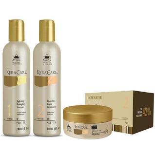 Kit Avlon KeraCare - Shampoo Hydrating Detangling 240ml + Umecto Creme Condicionador 240ml