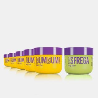Kit Beleza Brasileira Bumbum Perfeito Família Hidrata Firme e Reduz Estria e Celulite