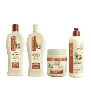 Kit Bio Extratus Umectante Óleo de Coco 500ml Sh+ Cond+ B. Creme+ Finalizador