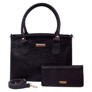 Kit Bolsa Feminina Grande Estruturada