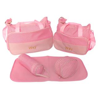 Kit Bolsa Maternidade Rosa IWKBMRS Importway