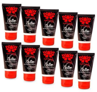 Kit c/ 10 Restaurador Dérmico TATTOO Buriti, Aloe Vera, D-Pantenol Nativus Care 45g