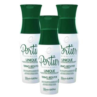 Kit C/3 Progressivas Portier Unique Profissional 250ml Original!
