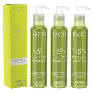 Kit c/3 Sérum Corporal Anticelulite com DMAE Ciclos DRacco 190ml