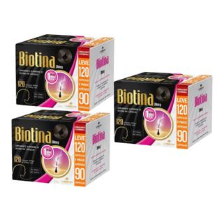 Kit C3 Suplemento Biotina Transforme Seu Visual - La San Day