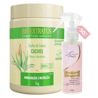 Kit Cachos 1 Banho 1L + Finalizador Obrigatório Lourre 120ml