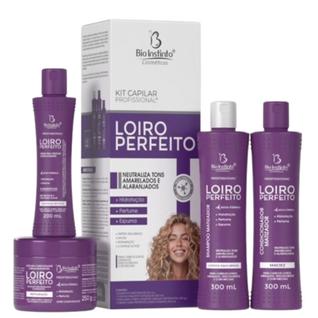 Kit Capilar Loiro Perfeito Matização 4 Itens - Bio Instinto