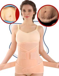Kit Cinta Modeladora Pós Parto para Recuperação Abdominal e Suporte Lombar