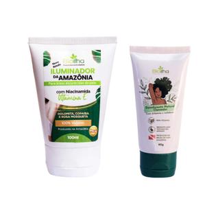 Kit Clareador de Axilas Bioilha  Creme Íntimo + Desodorante Natural  Clareia Manchas e Hid
