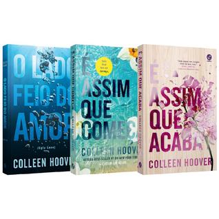 Kit Colleen Hoover - 3 livros: É Assim que Acaba + Começa + O lado feio do amor