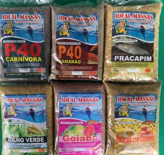 Kit com 10 Pacotes de Massa Ideal Massas Premium para Carpas e Tilápias - Resultados Garan
