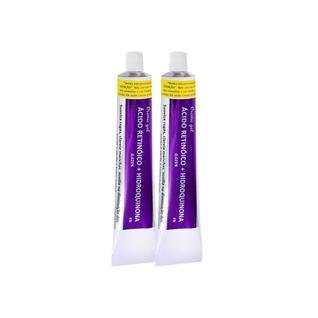 Kit com 2 Cremes Géis de Ácido Retinóico e Hidroquinona - 30g