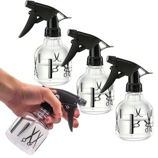 Kit com 3 Borrifador Spray Névoa 250ml Pulverizador Salão Cabeleireiro Barbeiro Manicure P