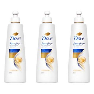 Kit Com 3 Unidades Creme Para Pentear Dove Reconstrução 200ml