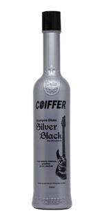 kit combo 3 unidades shampoo tonalizante silver black coiffer 300ml