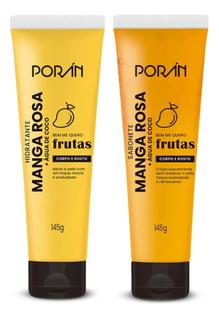 Kit Corpo E Rosto Manga Rosa Sabonete + Hidratante Poran - Cuidados Corporais e Faciais