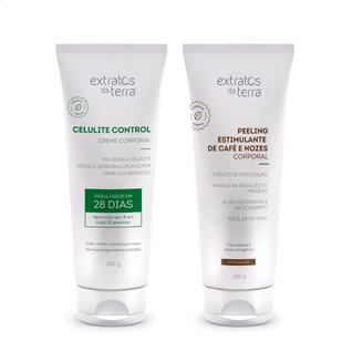 Kit Corporal para Redução de Celulite com Peeling de Café e Nozes Extratos da Terra