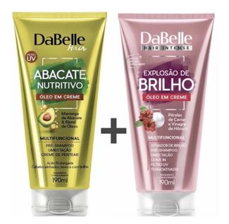 Kit Creme de Abacate e Explosão e Brilho Dabelle Hair