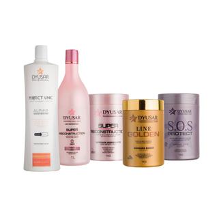 Kit Cronograma Capilar com Shampoo e Progressiva Unic