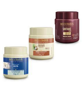 Kit Cronograma Capilar Hidrata Nutri Reconstrói Bio Extratus