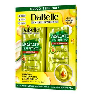 Kit DaBelle Hair Intense Abacate Nutritivo Shampoo 250ml + Condicionador 175ml