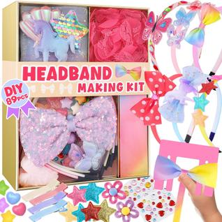 Kit de Artes e Ofícios yasest 89 peças Conjunto DIY para Fazer Tiara