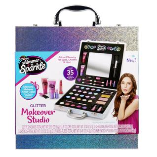 Kit de beleza Cra-Z-Art Shimmer 'n Sparkle Glitter Makeover Studio