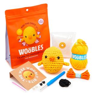 Kit de crochê The Woobles Beginners com Easy Peasy Yarn Kiki Chick