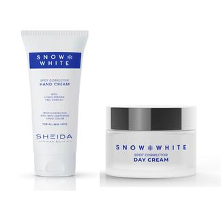 Kit De Cuidados Anti-Manchas Para Mãos E Rosto Snow White Sheida