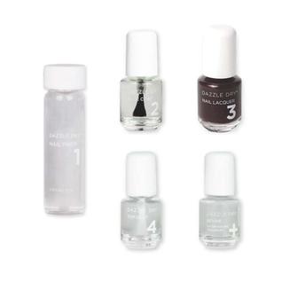 Kit de Cuidados com as Unhas Dazzle Dry Mini 4 em 1 - Sistema Merlot (5 Manicures)