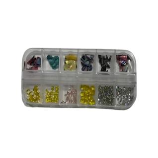 Kit de Decoração de Unhas - Joias Diversas  Real Love