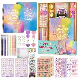 Kit de diário DIY OIHEW para meninas de 8 a 12 anos com papel de carta
